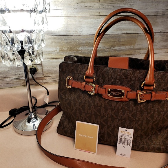 Michael Kors Handbags - Michael Kors Large Signature Hamilton Handbag